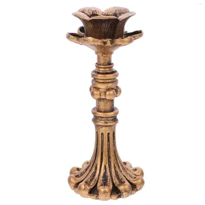 Candle Holders Candlestick Holder Resin Pillar For Festival Party European Taper