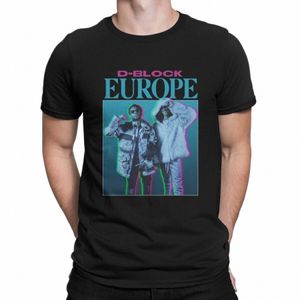 Klassisk special Tshirt D Block Europe Europe Casual T Shirt Summer T-shirt för män Kvinnor A507#