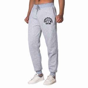Nowe wiosenne jesienne siłownię mężczyzn Joggers drespants Męskie joggery spodnie sporne sporne ubrania Wysokiej jakości kulturystyki H7un##