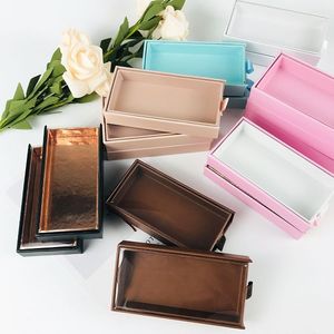 118x60x22mm Lash Boxes Spot Color Прозрачный ящик для ресниц для ресниц