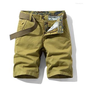 Mäns shorts Lossa beskurna byxor Summer Belt Mountaineering Workwear Casual Mångsidig ungdom Rak sportpirat