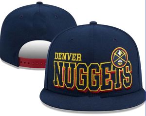 Denvers''nuggets''ball caps 2023-24 unisex lyx mode bomullsmästare baseball cap snapback hatt män kvinnor sol hatt broderi vår sommar mössa grossist a