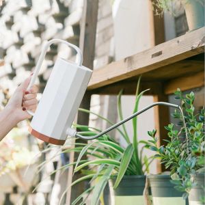 缶1.2L長い口水散水プラスチックプラスチック植物スプリンクラー鉢植えの実用的な花ガーデニングツールは家の灌漑アクセサリーを処理します