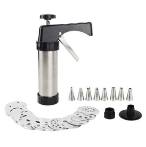 Cookie Press Kit Gun Machine Cookie Making Cake Decoration 13 Press Molds 8 Pastry Piping Nozzles Cookie Tool Biscuit Maker T2005276307