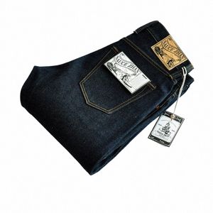 Sauzhan 316XX-18OZ Mens Jeans Seedge Denim Jeans Raw Denim Reto Grosso Outono e Inverno Calças Jeans Vintage z43M #