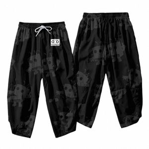 Mens Hip Hop Casual Harem Pants Streetwear Calças Homens Casual New Black Print Sweatpants Plus Size S-6XL M4UQ #