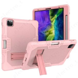 Barn Kickstand Tablet PC -fodral för iPad 10 10: e Gen Generation Pro 11 Air 5 4 10.9 Tungt Dåligt stötbeständigt täckning med konsol