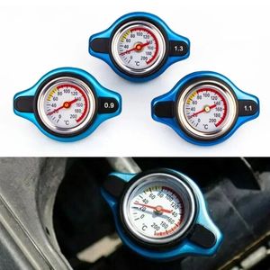 Car Automobile Styling SPSLD Thermo Radiator Cap Tank Cover Water Temperature Gauge with Utility Safe 0.9 Bar/ 1.1 Bar/1.3 Bar