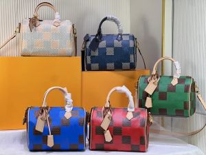 Designer Pillow bag Casual tote men women Shoulder crossbody bags Luxury high quality checked color handbags p4