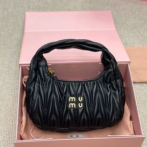 Bolsa feminina preta designer cleo miui bolsa tote Wander Matelasse axilas hobo couro pu de luxo com alça de ombro embreagem