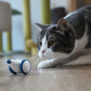 パッド面白いインタラクティブな猫マウスおもちゃスマートセンシングマウスキャットおもちゃエレクトリックオートマチック移動猫おもちゃ付き猫屋内おもちゃ