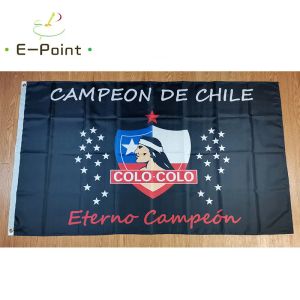 Accessori Bandiera Club Social y Deportivo ColoColo 60x90cm 90x150cm Striscione decorativo per casa e giardino