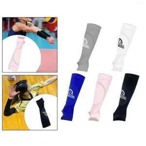 Knee Pads 2x Volleyball Arm Sleeve Gloves Padded Sleeves Brace Protectors For Running Gaming Cycling Basketball