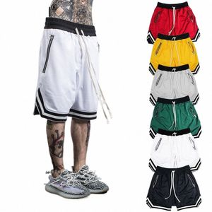 Pantaloncini da basket sportivi da uomo Pantaloncini da palestra estivi in mesh Quick Dry per pantaloni sportivi da esterno Pantaloni corti traspiranti casual