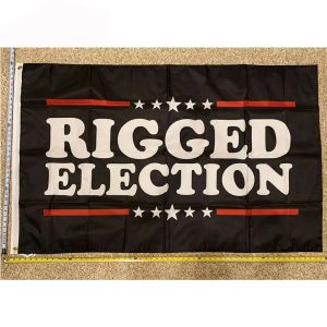 Accessories Donald Trump Flag FREE SHIPPING 2024 Don Jr Fix Rigged Election USA Sign 3x5' yhx0080