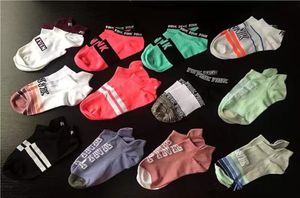 QuickDry Ankle Socks Sports Short Sock Unisex Cotton Sports Socks Pink Alphabet Socks Runing Outdoorsクイック乾燥ストッキングミックス191912092