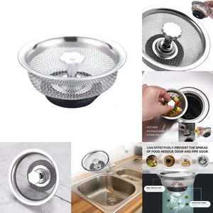 New 1Pc Water Filter Sink Mesh Strainer Kitchen Stainless Steel Bathroom Floor Drain Cover Shower Hair Catcher Stopper