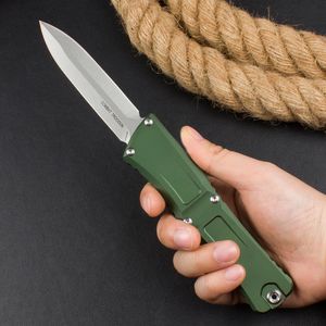 6Models Combat Auto Knife 3.85" D2 Blade T6-Aluminum Handle Outdoor Camp Hunt Tactical Automatic Pocket Knives EDC Tools