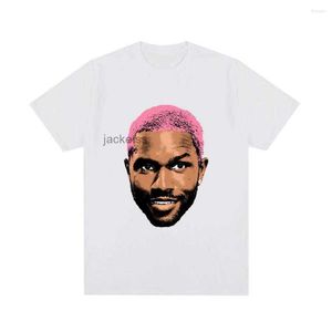 Mens T Shirts Frank Men Cotton Casual T-shirt O-ocean Blond Music Tshirts Hip Hop Oversized Tee Tshirt Womens Tops