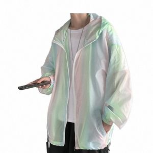 Lappster Men Light Weight Hooded Jackets Casacos 2023 Bomber Jacket Multicolor Sun Protecti Windbreaker Harajuku Jaqueta Coreana J3DR #