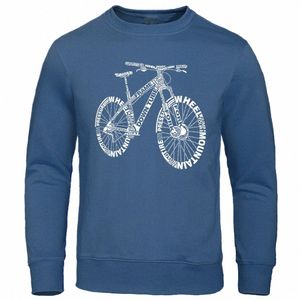 산악 자전거 자전거 후드 자전거 놀라운 스웨트 셔츠 남자하라 주쿠 O-Neck 후드 캐주얼 한 느슨한 까마귀 가을 양털 Fi Tops V62Q#