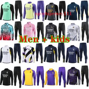 23 24 Real Madrids tracksuit BELLINGHAM Soccer Jerseys set 2023 2024 VINI JR. football shirts MODRIC Madrides training suit chandal sportswear training wear sets