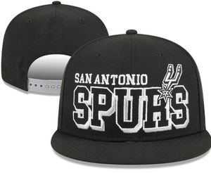 „Spurs” Caps 2023-24 unisex luksusowy moda bawełna bawełniana czapka baseballowa kapelusz snapback hurt haft haft haftowy wiosna letnia czapka hurtowa a0