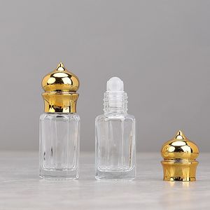 6ml Refillable Perfume Bottles Glass Roll-on Essential Oil Bottle Empty Cosmetics Sample Test Container