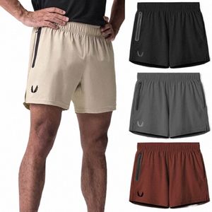 Novos esportes de verão Fitn Shorts dos homens Jogger Gym Running Training Basketball Pant Secagem rápida respirável estiramento Calças de praia 34Pg #