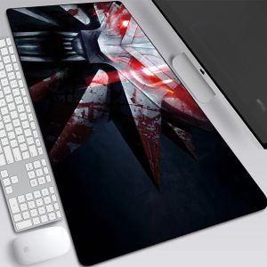 Pedler Witcher Büyük Oyun Mouse Pad Bilgisayar Dizüstü Bilgisayar Mousepad Klavye Pad Desk Mat PC Oyuncu Maten Mat XXL Silikon Ofis Mausepad