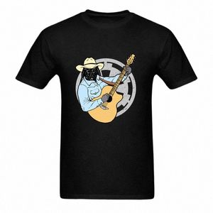 Vader Rocks üstleri tshirt adam punk bas gitar oyuncusu hediye T-shirt Darth komik tasarım tişört popüler% 100 pamuklu erkek giyim c6hb#