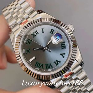 36mm Unisex Watches Men's Watch Ladies Women's Automatic 2813 BP Factory 126234 Wimbledon Pearl Mother 126200 BPF Jubilee Wristwatches