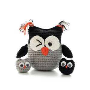 Knitting Crochet Animal Kit For Beginners With Video Tutorial Cotton Knitting Yarn Thread Needles Hook Knit Tool Set DIY Craft