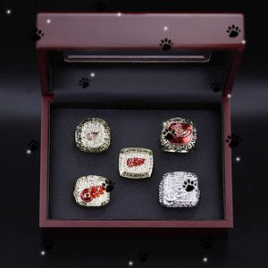 NHL 1986 1997 1998 2002 2008 Detroit Red Wings Championship Ring 5-Piece Set
