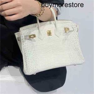 Women Himalayan Bags Bkns Handbag Gold Hardware Crocodile Leather With Gold Hardware 5a Handmade Luxury Handbag tote pattern platinum womens new fashion veUYVL