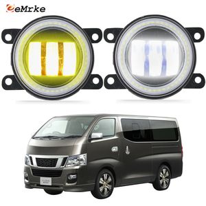 Eemrke LED FOG Lights Montagem 30W/ 40W para Nissan NV350 Caravan Urvan E26 2012-2017 com lente clara Angel Eyes Drl Car Diou