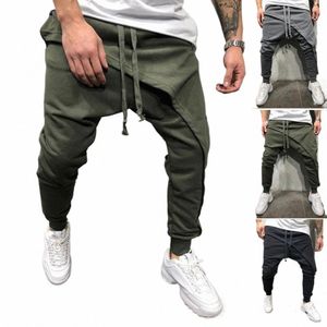 single Road Mens Harem Pants Men Fi 2022 Baggy Cott Hip Hop Joggers Japanese Streetwear Trousers Male Cargo Pants For Men a2V5#