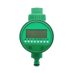 タイマー自動電子LCDディスプレイホームソレノイドバルブウォータータイマーガーデンプラント給水タイマー灌漑コントローラーシステム1 PC