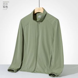 フラッシュ出荷2024男性と女性のための新しい肌の服夏の屋外日焼け止め服レジャースポーツUV保護コート