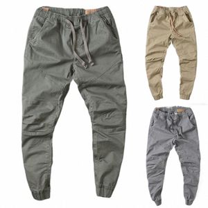 men's Jeans/Pants High Waist Cargo Pants Solid Color Drawstring Casual Vintage Cropped Trousers Social Clothing for Daily Wear g8HV#