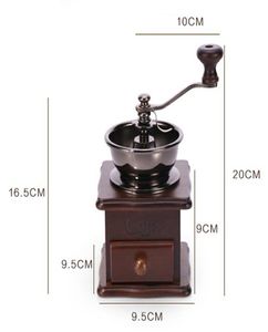 Moedores de café manuais Moedor de grãos de mão Máquina de moer Burr MillManual Bean Grinder2109774