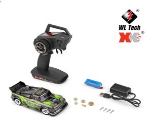 WLtoys 284131 128 Short Truck Car 24GHz RC Race Car 30kmh RTR de alta velocidade com chassi de metal Foam Box2131685