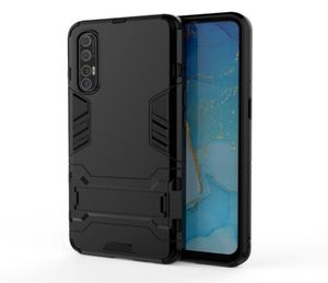 Para Oppo Find X2 Pro Case Stand Motor de Stand Robusto Combrid Hybrid Armour Bracket Holster Coolter Cool para Oppo Find X2 Pro6468333
