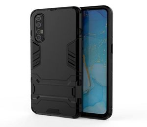 Per Oppo Find X2 Pro Custodia alla moda Stand robusto Combo Hybrid Armor Staffa Fondina da impatto Cool Cover per Oppo Find X2 Pro6468333