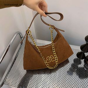 Bolsa de ombro com desconto de marca, bolsa pequena minimalista feminina com corrente de fivela única