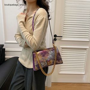 Designer Handbags for Women Womens Bag New Texture Versatile One Shoulder Pattern Trendy Handheld Chain