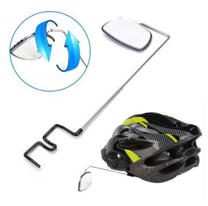 Bicycle Rearview Cycling Riding Helmet Eyeglass Mirror Rearview Adjustable Black Bicycle Rearview Bike Accessories8165109