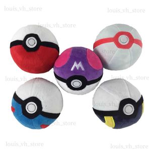 Bambole di peluche Pokeball Peluche Master Ball Poke Ball Great Ball Beast Ball Dusk Ball Hisuian Ultra Ball Giocattoli per bambini Bambini Regalo di Natale T240325