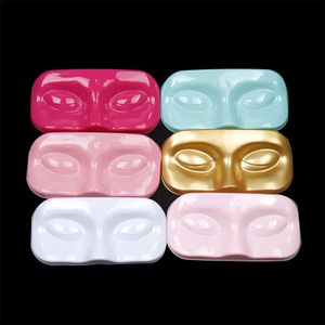 Style Face Shape Packaging Box Eyelash Trays Lashes Storage False Eyelashes Mink Lash Case for 240313