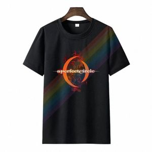 新しいA Perfect Circle Logo Rock Band Men's Black TシャツサイズS 3xl Men Tシャツ安いセール100％コットF918＃